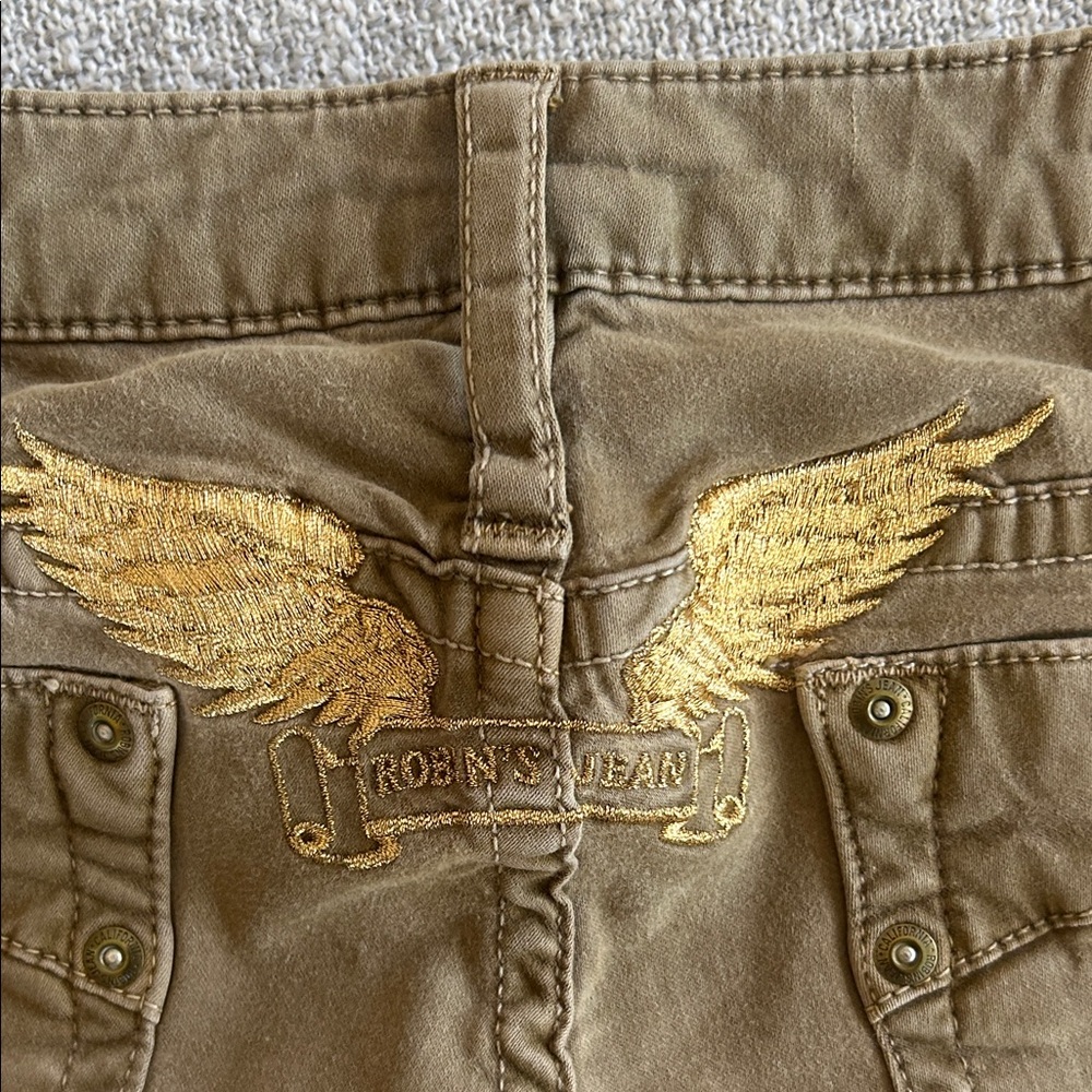 Robin's Jean Brown Jeans with Gold Accents - Picture 9 of 9